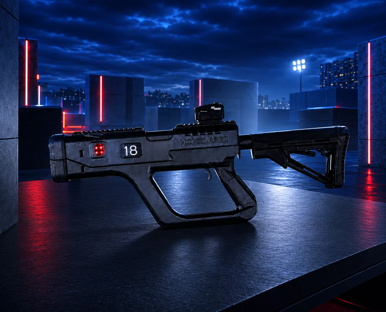 BRAVIX PRO, pistolet laser game professionnel polyvalent